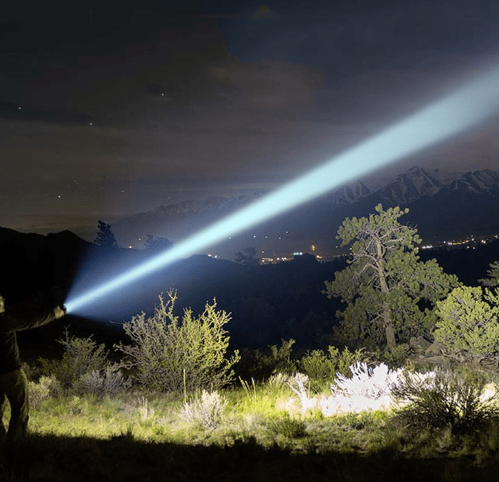 Ny Titanium Laser Ficklampa