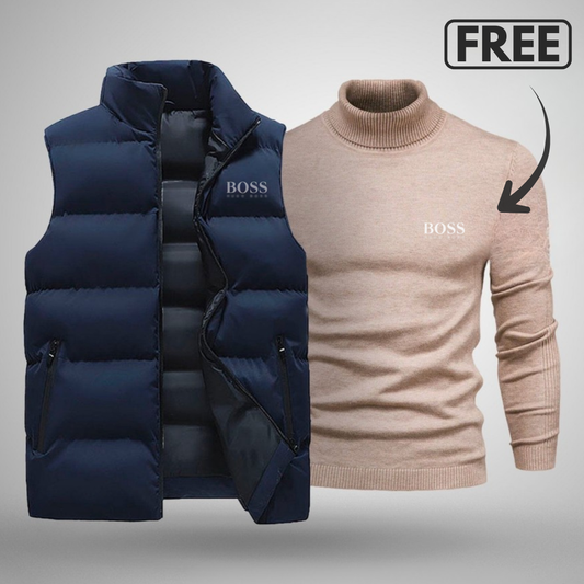 [KOOP 1 KRIJG 2] Bodywarmer & Gratis Trui (Opruiming)