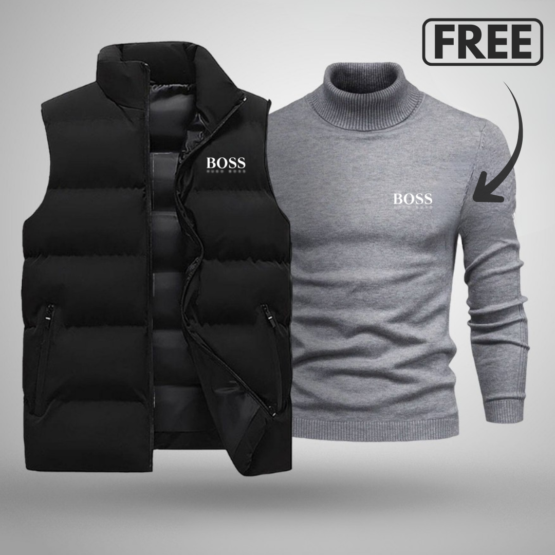 [KOOP 1 KRIJG 2] Bodywarmer & Gratis Trui (Opruiming)
