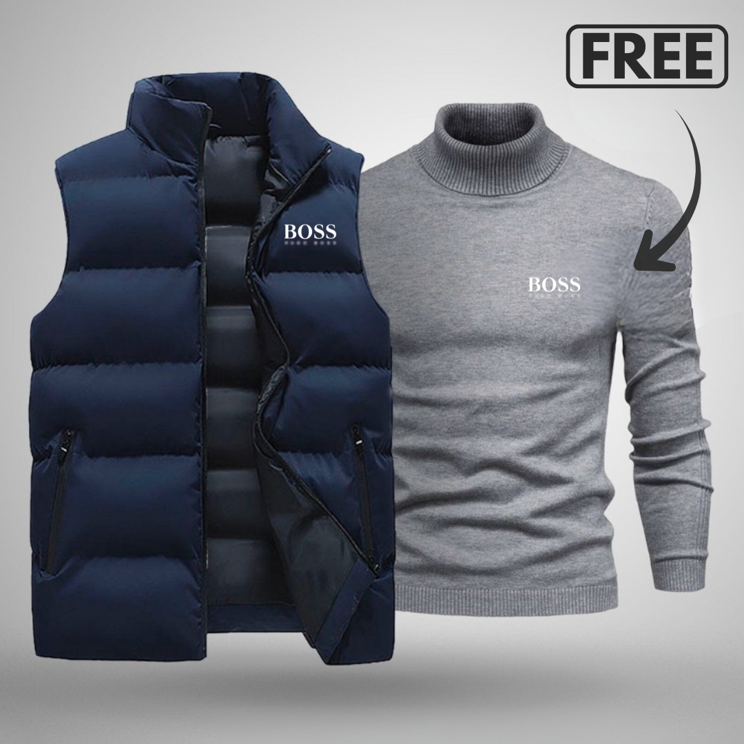 [KOOP 1 KRIJG 2] Bodywarmer & Gratis Trui (Opruiming)