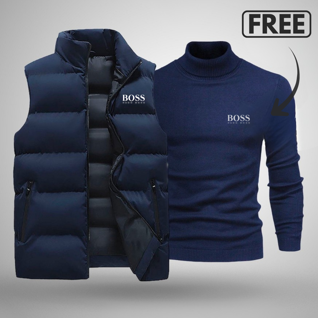 [KOOP 1 KRIJG 2] Bodywarmer & Gratis Trui (Opruiming)