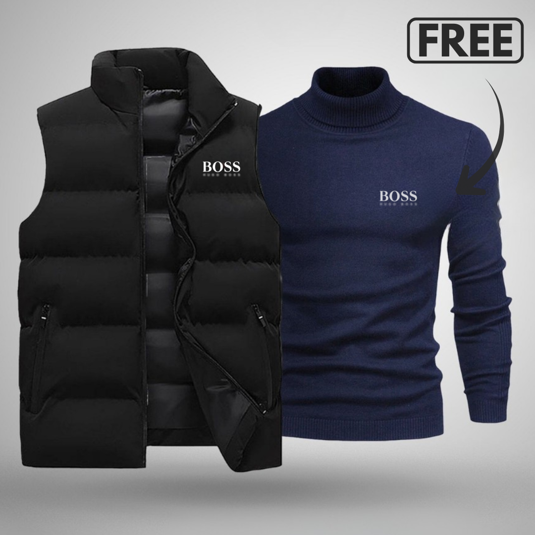 [KOOP 1 KRIJG 2] Bodywarmer & Gratis Trui (Opruiming)