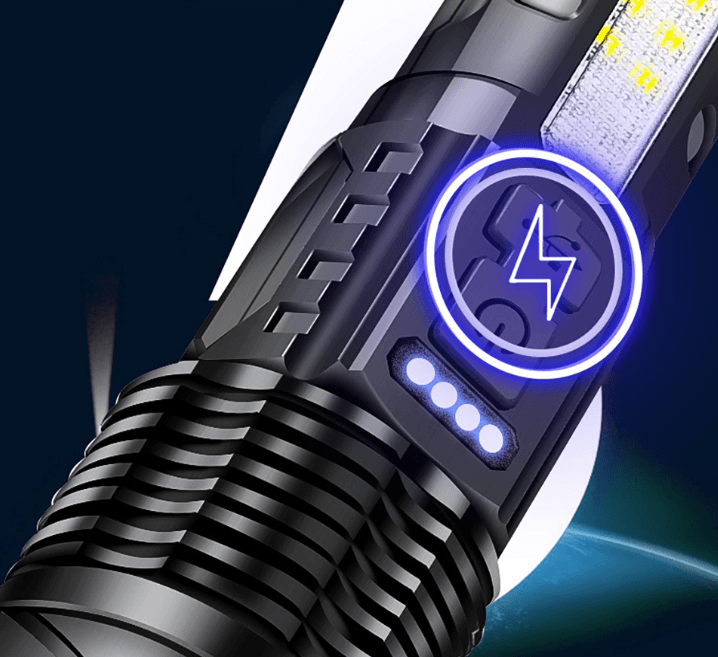 Ny Titanium Laser Ficklampa