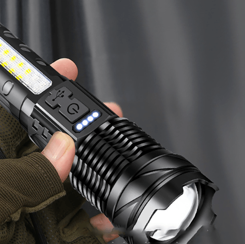 Ny Titanium Laser Ficklampa